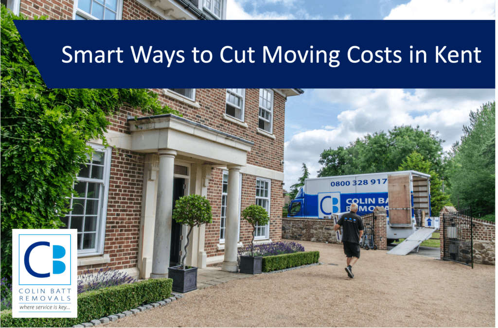 Friendly removals team loading van during house move in Kent. Saving you money moving hous.e 