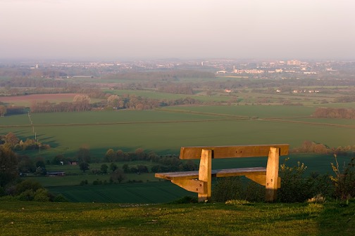 North Downs ovrerlooking Ashford, Kent making it one of the best places to live in Kent 2025.